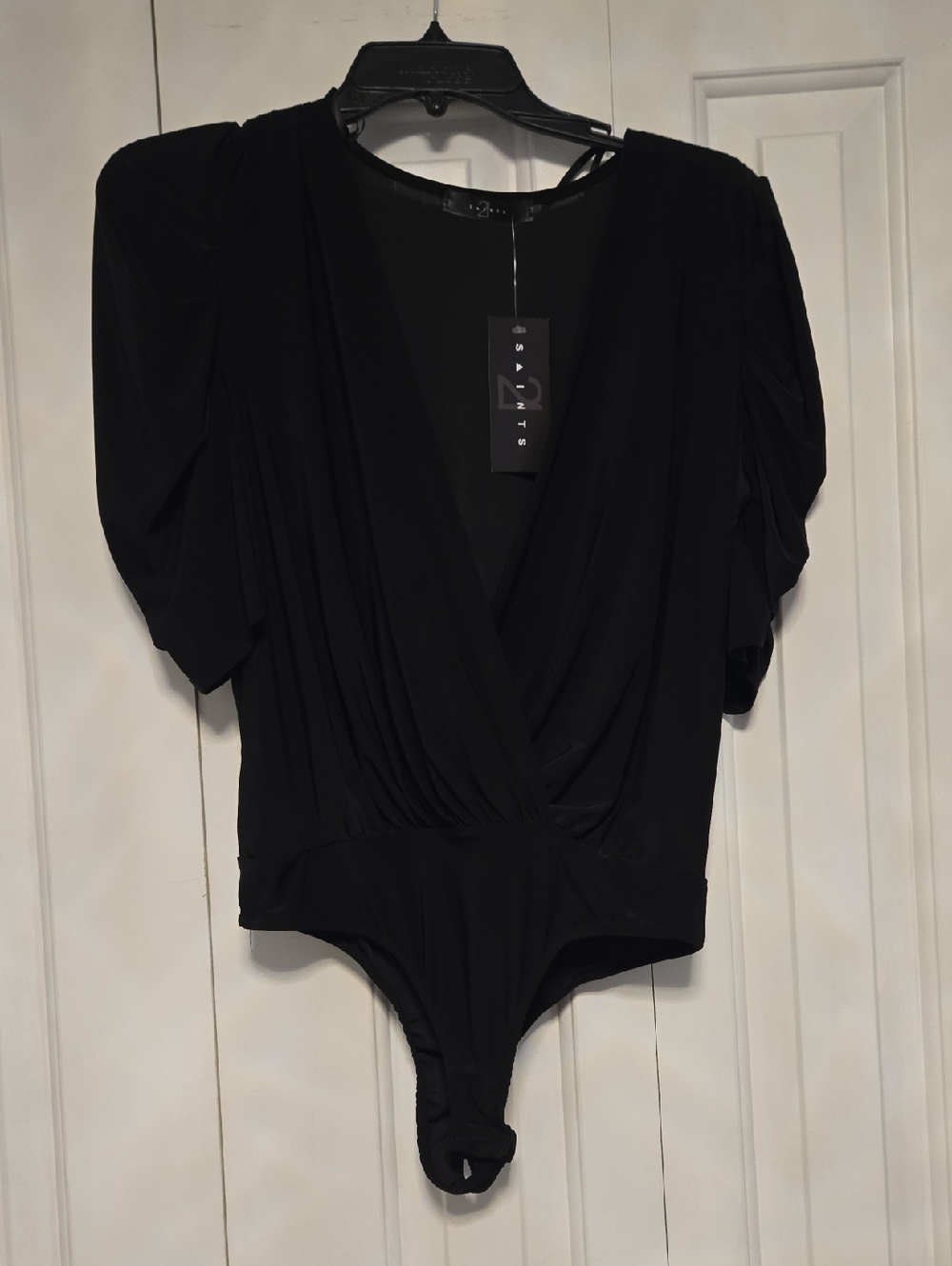 21 Saints Black Bodysuit